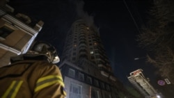 Наслідки влучання російського БПЛА в житлову багатоповерхівку в Шевченківському районі Києва, 3 лютого 2026 року