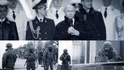Оккупация украинского Крыма Россией. Фотоколлаж