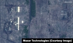 Супутниковий знімок російського військового полігону Погоново поблизу Воронежа