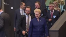 Президенты Грузии и Украины на саммите НАТО