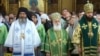 Mitropolit Makedonske pravoslavne crkve – Ohridske arhiepiskopije (MPC-OA) Petar, na liturgiji sa ruskim patrijarhom Kirilom u Moskvi u manastiru "Sveti Sergije Radonješki", u blizini Moskve, 8. oktobar 2025.