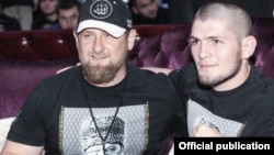 Рамзан Кадыров (слева) и Хабиб Нурмагомедов