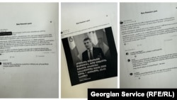 პოსტები ფეისბუკიდან, რომელთა გამოც ბაია პატარაიას ადმინისტრაციულ სამართალდარღვევას ედავებიან. 