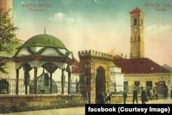 Sahat-kula sa stare banjalučke razglednice.