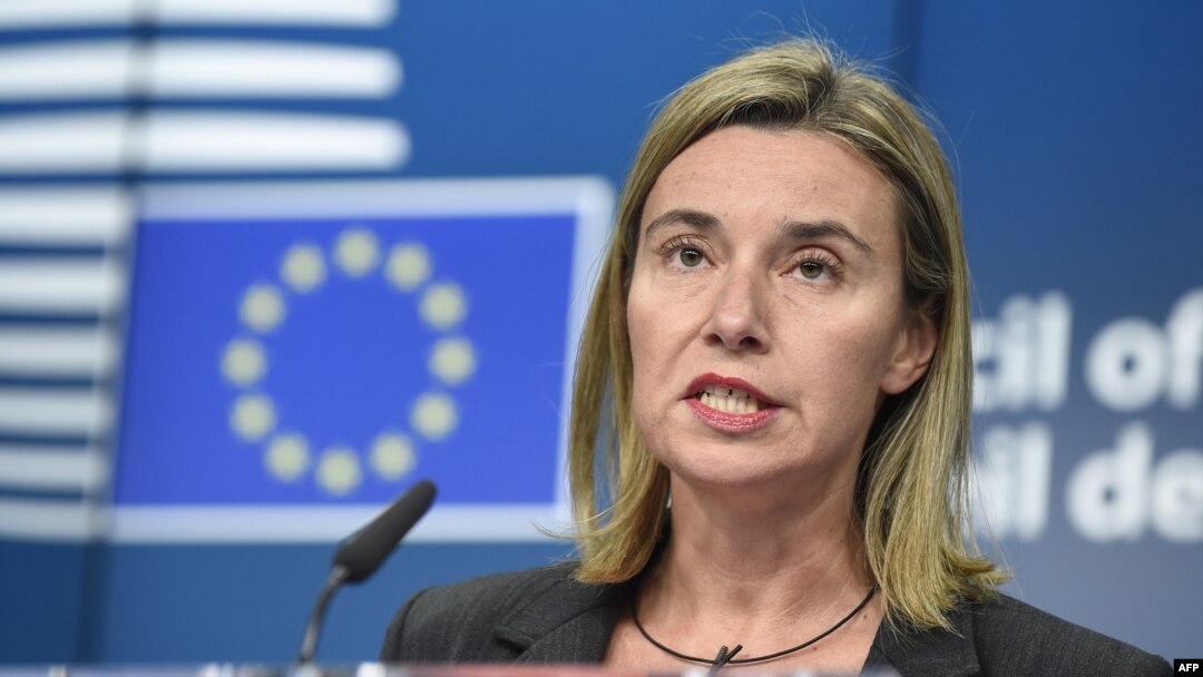 "Prvo, poziv i apel za formiranje vlade sada kada su izborni rezultati zvanični", istakla je Federica Mogherini