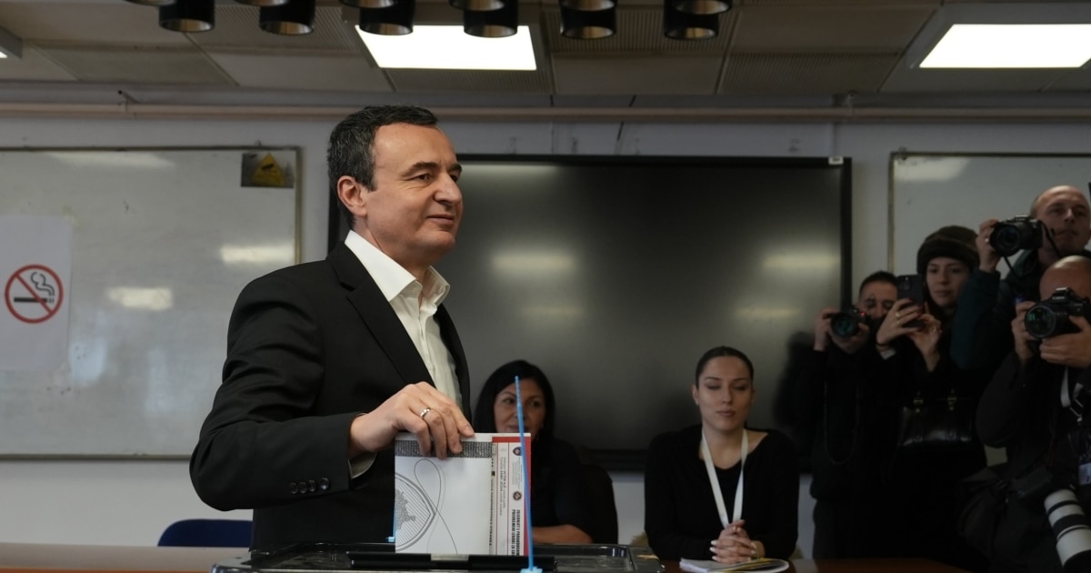 Kosovo Holds Snap Elections After Months Of Political Deadlock