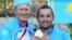 Kazakh cyclist Aleksandr Vinokurov's (left, with teammate Assan Bazaev) triumph on July 28 in the road cycling event set the tone for his country's success, one journalist says.