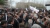 Armenia - President Serzh Sarkisian (C) talks to voters on a campaign trip to Aragatsotn province, 20Apr2012.