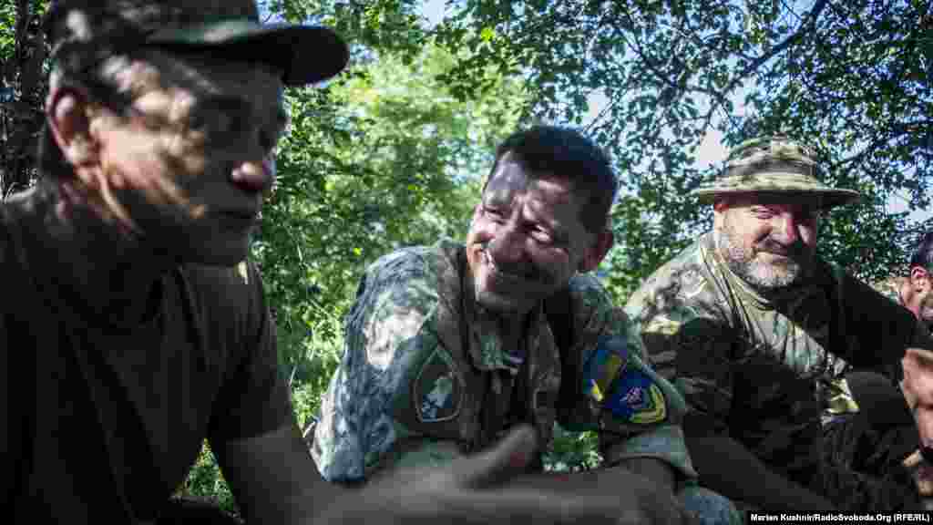 Військовослужбовці з інших підрозділів приїхали привітати грузинів із річницею