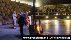 Președintele Igor Dodon la memorialul Holocaustului Yad Vashem, 17 decembrie 2018