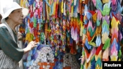 Найвідоміший приклад оригамі – паперові журавлики