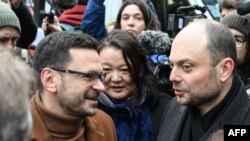 Владимира Кара-Мурза и Илья Яшин в Берлине. Германия, 2024 год