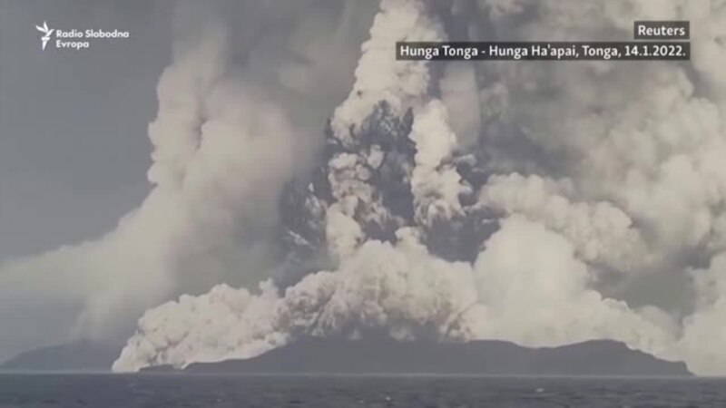 Troje nastradalih u erupciji vulkana na Tongi, strah od  humanitarne krize