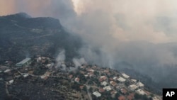 آتش‌سوزی در جنگل‌های ترکیه