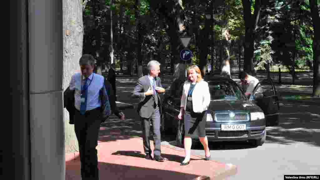 Moldova, Germany, chancellor Angela Merkel meets Moldovan PM Vlad Filat in Chisinau 
