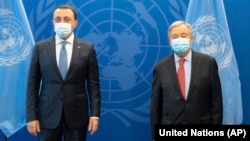 Ираклий Гарибашвили и Антонио Гутерриш