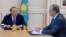 Қазақстан президенті Нұрсұлтан Назарбаев пен сенат төрағасы Қасым-Жомарт Тоқаев.