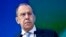 RUSSIA -- Russian Foreign Minister Sergei Lavrov speaks to participants of an online forum in Moscow, May 21, 2021