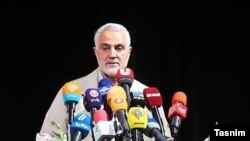 Qassem Soleimani, udhëheqës i forcës për operacione të jashtme Kuds, në kuadër të Gardës Revolucionare të Iranit.