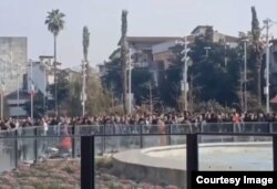 تصویری از تجمعات اعتراضی روز چهارشنبه، ۱۷ دی در رشت