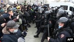 اعتراض‌ها در روسیه و برخورد پولیس با معترضان