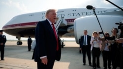 US President Donald Trump boards Air Force One on July 1.