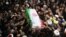 Sicriul generalului Soleimani , dus prin străzile Teheranului. Multe străzi au fost închise din cauza procesiunii.&nbsp;