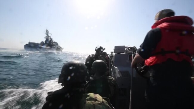 «Си Бриз» на борту американского эсминца. Как выглядят учения в Черном море (видео)