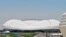 A katari Al Wakrah stadion, a 2022-es FIFA labdarúgó-világbajnokság helyszíne, Katar fővárosában, Dohában, 2019. május 16-án.