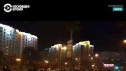 В Минске автозак таранит протестующих