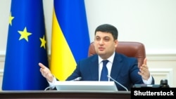 Ukraine – Prime Minister of Ukraine Volodymyr Hroysman in Cabinet of Ministers. Kyiv, 22Jan2017