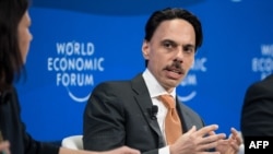 Saudi Foreign Minister Prince Faisal bin Farhan al-Saud attends a session at the World Economic Forum meeting in Davos in January.