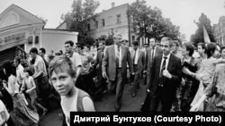 Борис Ельцин в Казани. 1990 г.