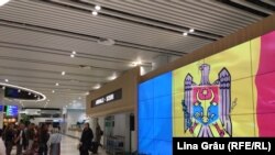 Moldova -- Chisinau Aeroport, arrivals, generic, 03Oct2019