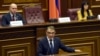 Armenia - Parliament speaker Ara Babloyan speaks during hearings in Yerevan, 1Dec2017.