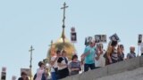 Акция "Бессмертный полк" в Волгограде