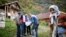 Bosnia-Herzegovina, which is still governed under a structure set out by the Dayton accords, managed to conduct a census in 2013. Here, Bosnian Muslims speak with an enumerator in the village of Krusev Do, near Srebrenica. (file photo)
