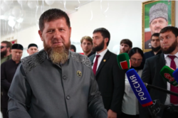 Рамзан Кадыров на избирательном участке во время выборов главы Чечни. 18 сентября 2026 года. Скриншот видео из его телеграм-канала