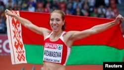 800 метрге жүгіруден әлем чемпионы және Еуропа чемпионы Марина Арзамасова да наразылыққа қолдау білдірді. 