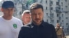 Володимир Зеленський на місці російського удару в Києві, 2 липня 2026 року