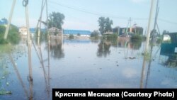 Наводнение в городе Тулун в Иркутской области