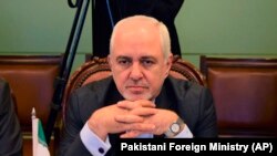 File photo - Iranian Foreign Minister Mohammad Javad Zarif attends meeting with Pakistani officials at the Foreign Ministry in Islamabad, May 24, 2019