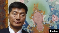 Exiled Tibetan leader Lobsang Sangay