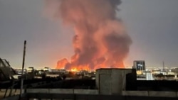 تصویری که گفته می‌شود مربوط به انفجار در حوالی فرودگاه مهرآباد تهران است، شنبه، ۱۶ اسفند