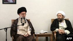 صادق لاریجانی و علی خامنه ای