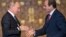 Абдель Фаттах ас-Сиси принимает в гостях в Каире Владимира Путина. 11 декабря 2017 года