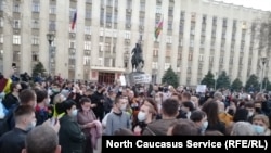 Митинг в поддержку Навального в Краснодаре