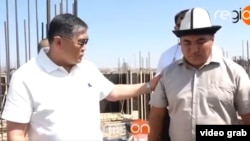 Камчыбек Ташиев менен Жайнак Немат уулу.