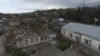 Nagorno-Karabakh -- An aerial view shows a settlement in Martakert district, which was affected by heavy fighting, April 4, 2016