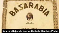 Declarația de unire a Basarabiei cu România (Sursa: Arhivele Naționale Istorice Centrale)